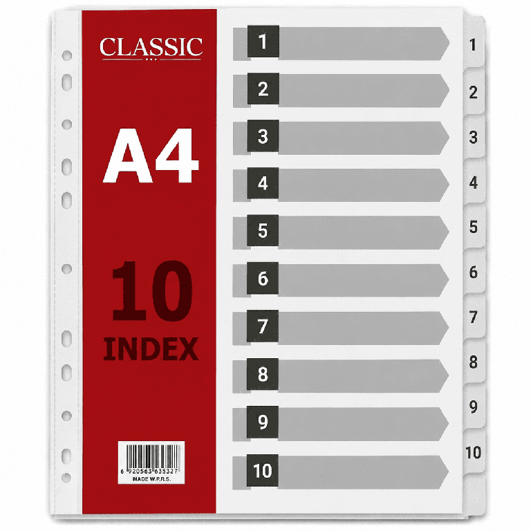 Classic Grey Divider 1-10
